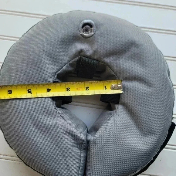 ZenPet Comfortable Recovery Collar for Dogs & Cats Inflatable Small Gray - Picture 7 of 14